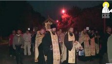 Entrance of west branch of Cross Procession into Kiev (VIDEO)