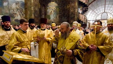 Primate of UOC meets New Year in Kiev-Pechersk Lavra (PHOTO)