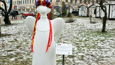 Angel of Faith disappears from Kontraktovaya Square in Kiev