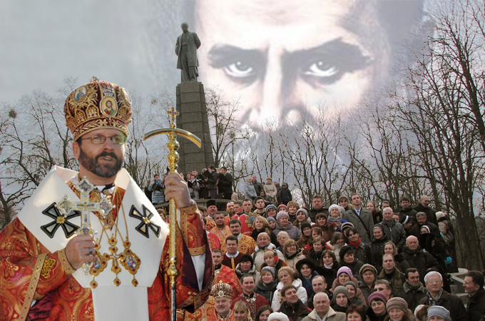 How Taras Shevchenko is turned into a Catholic