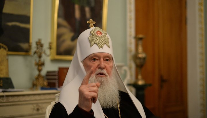 The head of the Kiev Patriarchate, the so-called 