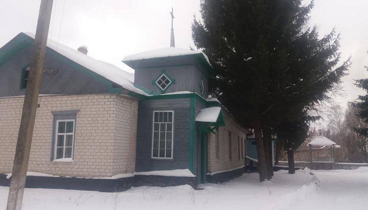 Holy Ascension Church in the village Olenovka, Borzna district