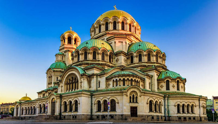 The Patriarchal Cathedral of the Bulgarian Church of the Holy Apostle Alexander Nevsky in Sofia