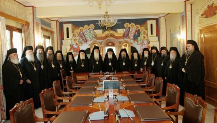 Members of the Holy Synod of the Greek Orthodox Church