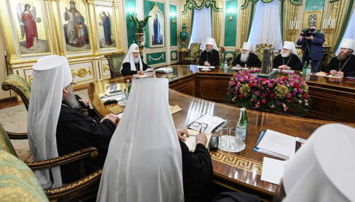 Session of the Holy Synod of the Russian Orthodox Church