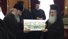 UOC Primate meets with Patriarch Theophilos III of Jerusalem