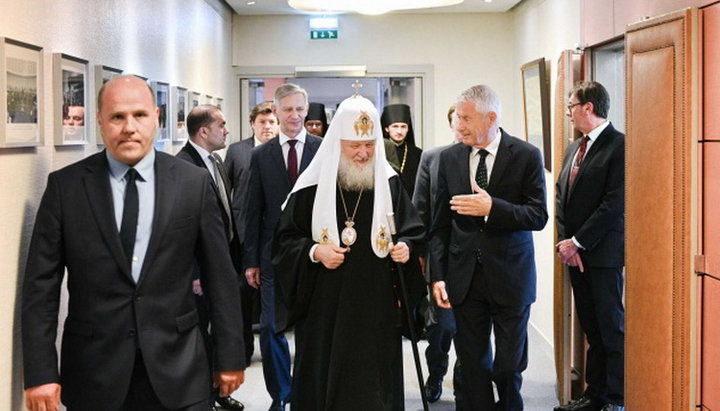 His Holiness Patriarch Kirill of Moscow and All Rus met with Secretary General of the Council of Europe Thorbjørn Jagland. Photo: ROC DECR site