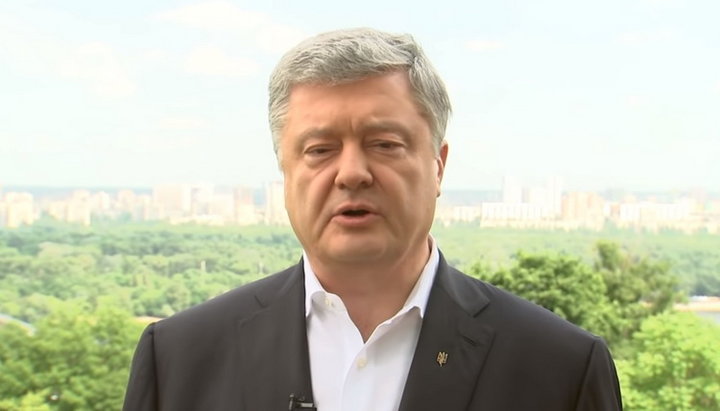 Former guarantor of the Constitution Petro Poroshenko. Photo: Poroshenko’s YouTube channel