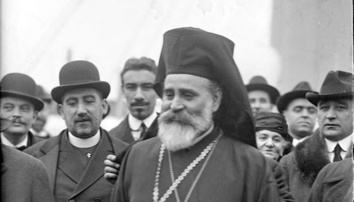 Patriarch Meletios (Metaxakes) of Constantinople in the USA in 1921. Photo: pravlife.org