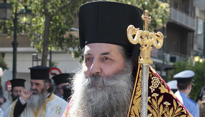 Metropolitan Seraphim (Mentzelopoulos) of Piraeus. Photo: newpost.gr