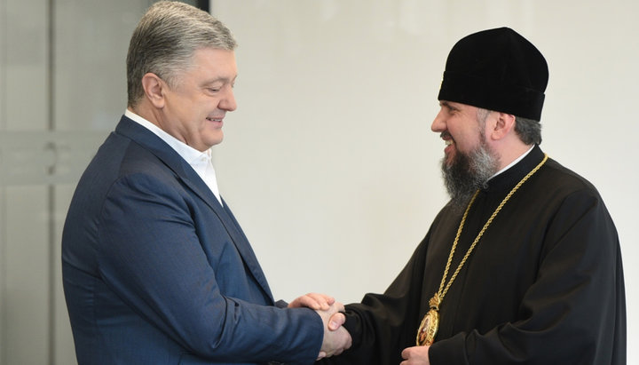 Epiphany Dumenko met with MP Petro Poroshenko. Photo: pomisna.info