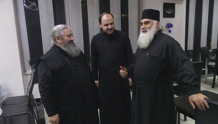 The UOC delegation met with Metropolitan Seraphim (Jojua). Photo: UOJ