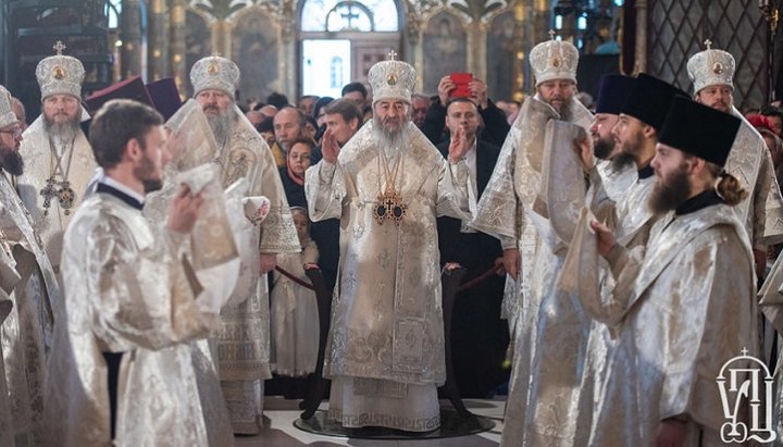 The festive Liturgy at the Kyiv Pechersk Lavra. Photo: UOC