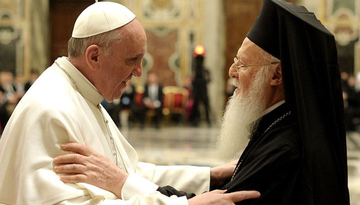 Pope Francis and Patriarch Bartholomew of Constantinople. Photo: fondsk.ru