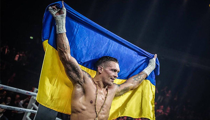 Absolute world champion in the first heavyweight, Ukrainian boxer Alexander Usik. Photo: xsport.ua