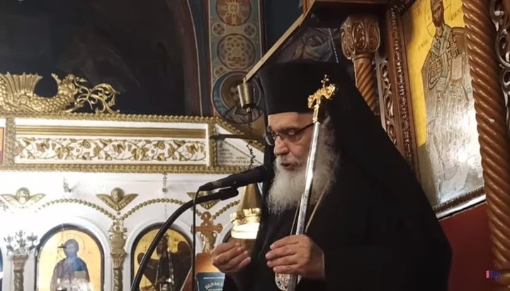 Metropolitan Joel of Edessa, Pella and Almopia. Photo: video screenshot of the Youtube channel pella.news.gr