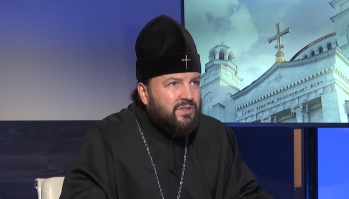 Deputy Head of the Department for External Church Relations of the Russian Orthodox Church, Archbishop Leonid of Vladikavkaz and Alan. Photo: screenshot/YouTube/Tsargrad