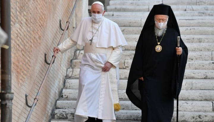 Patriarch Bartholomew and Pope Francis. Photo: vaticannews.va