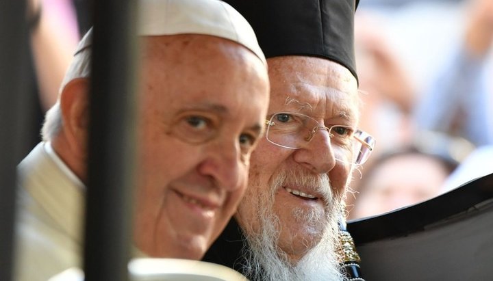 Pope Francis and Patriarch Bartholomew. Photo: vaticannews.va