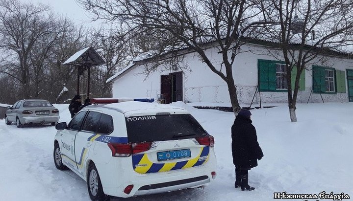 The police are investigating an act of vandalism in the St. Nicholas church of the UOC in Parafiyivka. Photo: orthodox.cn.ua