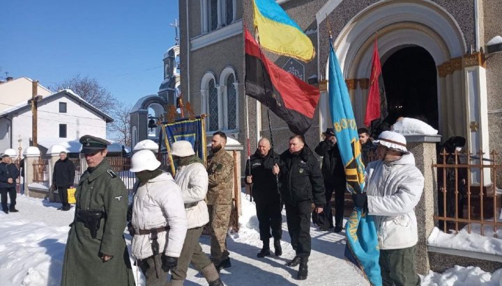 Public funeral of SS Galicia veteran Ivan Fialka. Photo: pbs.twimg.com