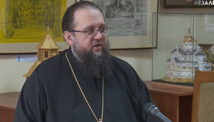 Bishop Sylvester of Bilogorodka. Photo: a screenshot / YouTube / Pershy Nezalezhny