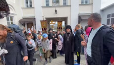 Many-thousand procession from Brailiv, Vinnytsia Eparchy, reaches Pochaiv