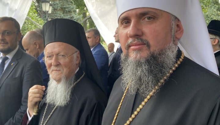 Head of Phanar and Epiphany Dumenko. Photo: OCU website