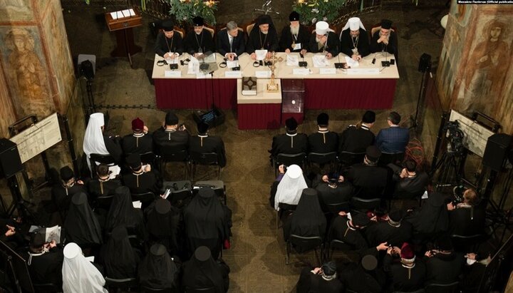 Meeting on December 15, 2018 in St. Sophia of Kyiv. Photo: svoboda.org