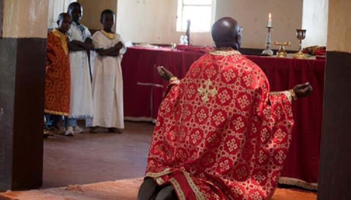 Orthodox liturgy in Africa. Photo: blagovest-info.ru