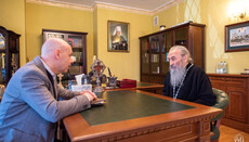 UOC Primate discusses the Lavra issue with Advisor to US Institute of Peace 