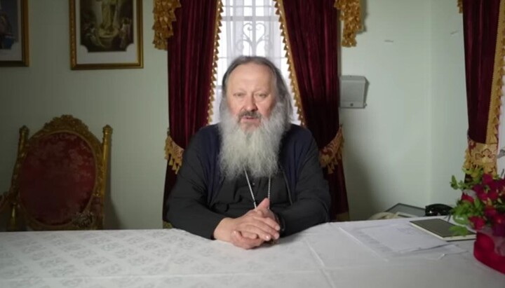 Metropolitan Pavel (Lebed). Photo: a screenshot from the YouTube channel of the Kyiv Caves Lavra