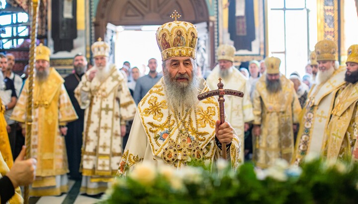 Primate of the UOC His Beatitude Metropolitan Onuphry. Photo: facebook.com/MitropolitAntoniy