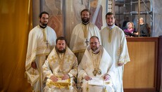 UOC bishop officiates the liturgy in OCCzLS Cathedral