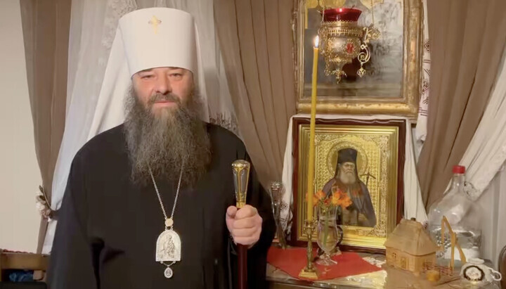 Metropolitan Longin. Photo: screenshot of facebook.com/manastirea.banceni.ucraina