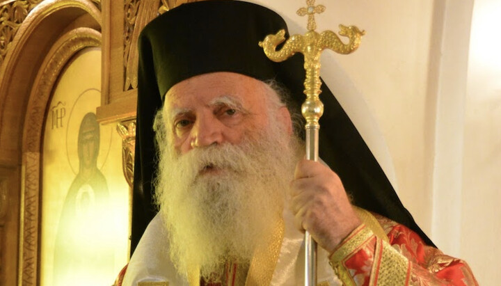 Metropolitan Seraphim of Kythira. Photo: immorfou.org.cy