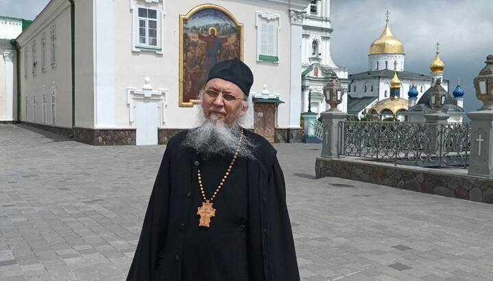 The spokesman for the Pochaiv Lavra. Photo: Suspilne