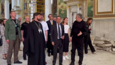 Dutch Foreign Minister visits Transfiguration Cathedral of UOC in Odesa