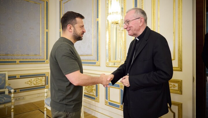 The President of Ukraine and the Vatican Secretary of State. Photo: the Office of the President