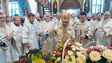 UOC Primate officiates Transfiguration of the Lord Feast at Kyiv Lavra