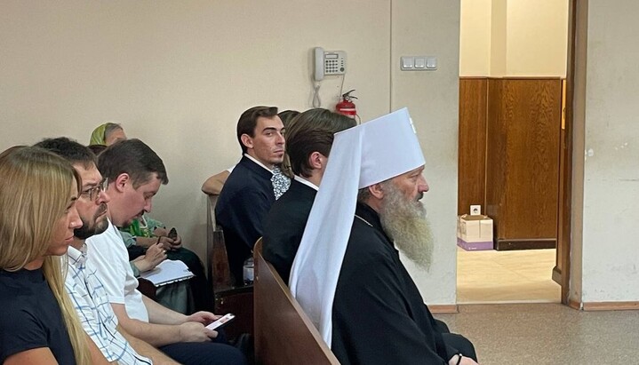 Metropolitan Pavel in court. Photo: Suspilne