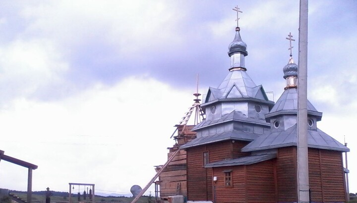 The church in Pryslip. Photo: Pershyi Kozatskyi