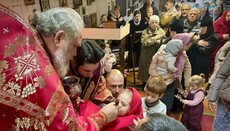 Persecuted UOC parish of Vyshhorod celebrates its feast day in a garage 