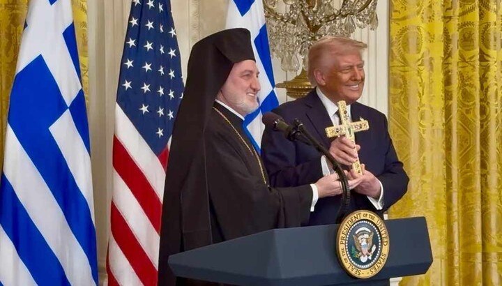 Abp. Elpidophoros: Trump reminds me of Constantine the Great