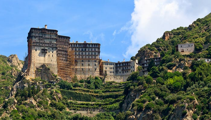 Simonopetra Damaged in Athos Earthquake