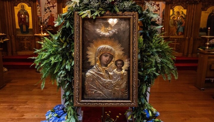 The Miraculous Icon of Our Lady of Sitka was greeted by hundreds of faithful at St. Herman Orthodox Church in Glen Mills, PA in 2024. Photo: eastern diocese.org