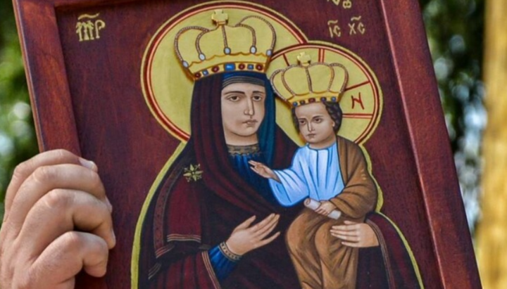 Copy of the Klokoč icons Presvätej Mother of God