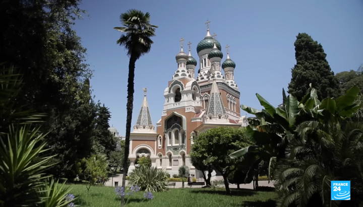 St Nicholas Orthodox Cathedral in Nice, France. Source: France24