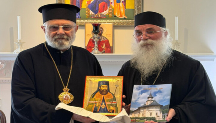 Met. Saba and Archim. Melchisedec. Photo: antiochian.org