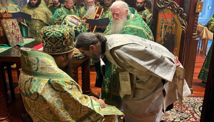 The ordination of Fr. Jonah Evans. Photo: Luke Albanase/UOJ-USA